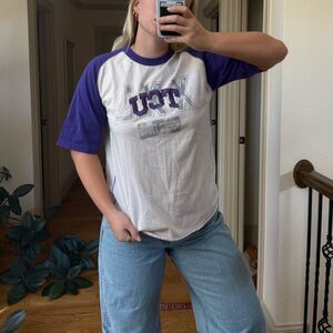 Vintage TCU Baseball Style T-shirt